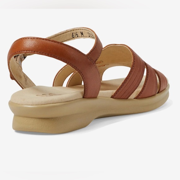 New SAS Huarache Comfort Sandal Antique Tan 10 N Narrow Women - Picture 4 of 5